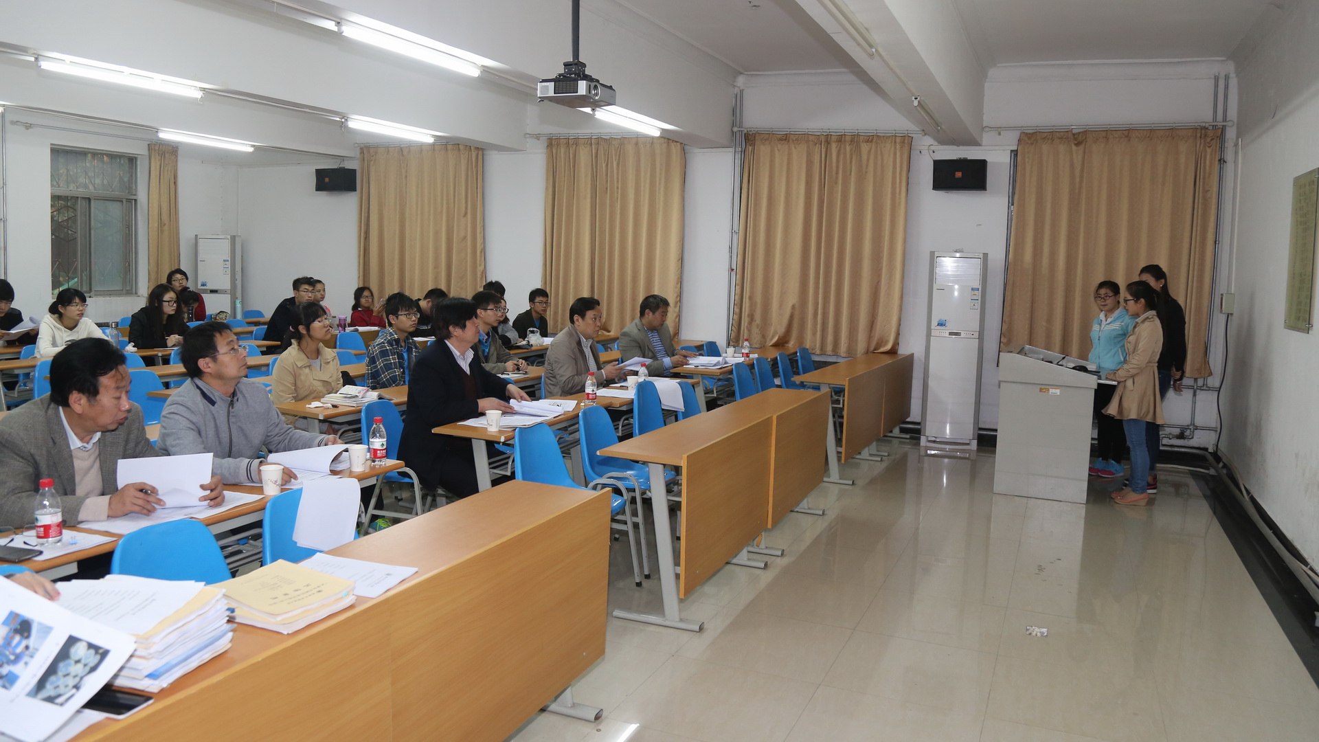 创新训练计划项目结题验收答辩现场